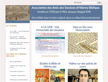 Tablet Screenshot of hebreu-biblique.com